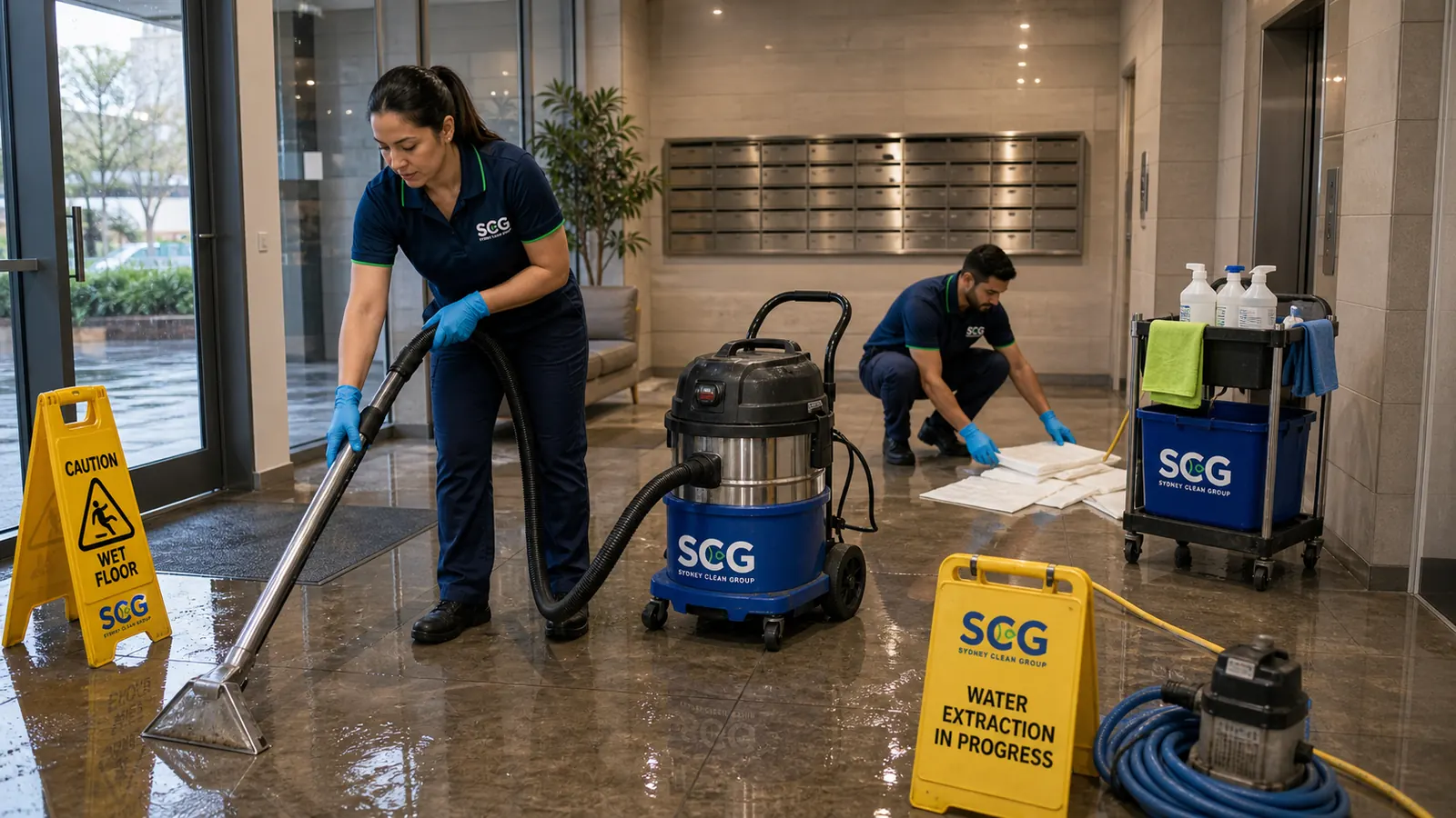 Medical Centre Cleaning team at work in Sydney — Sydney Clean Group