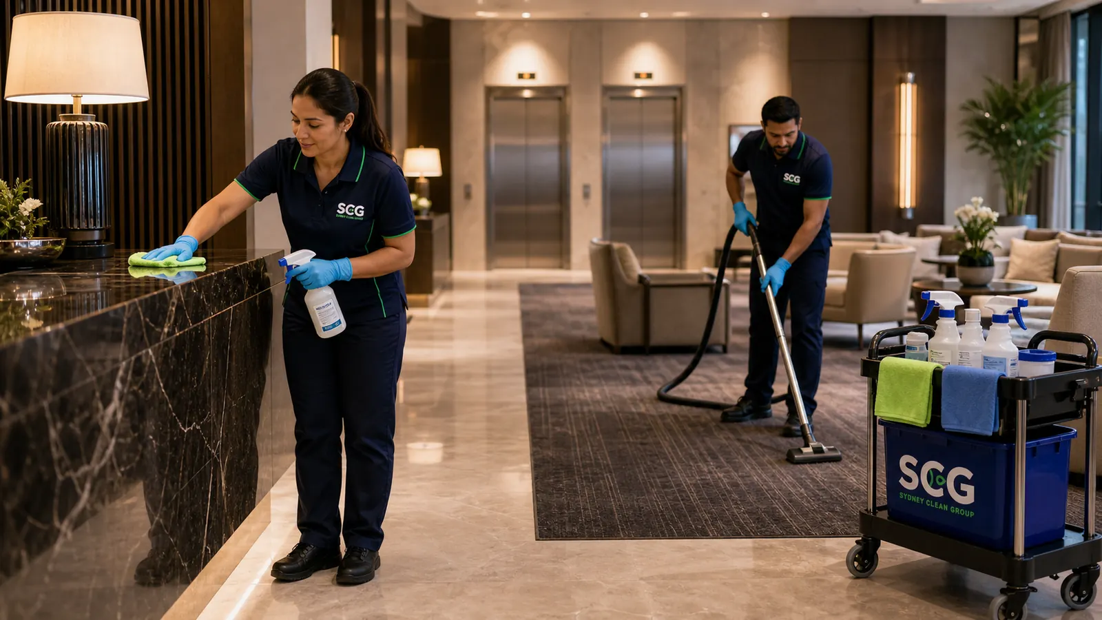 Gym Cleaning team at work in Sydney — Sydney Clean Group